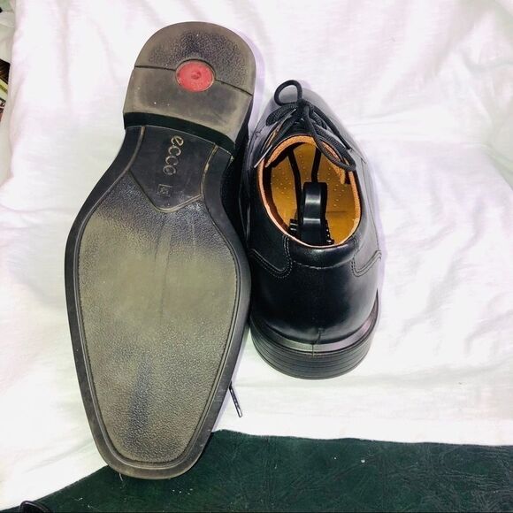 Ecco black leather lace up Oxford shoes 43 main image 5